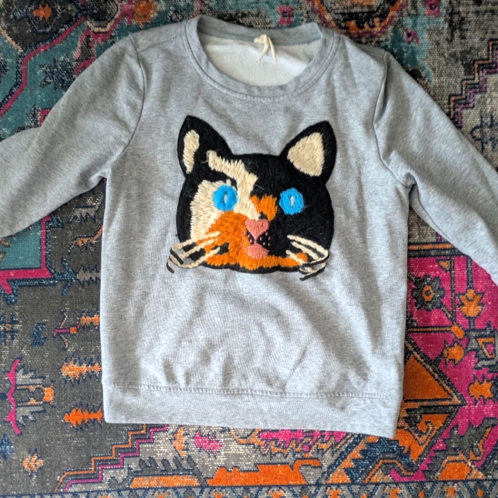 Modcloth cat sweatshirt